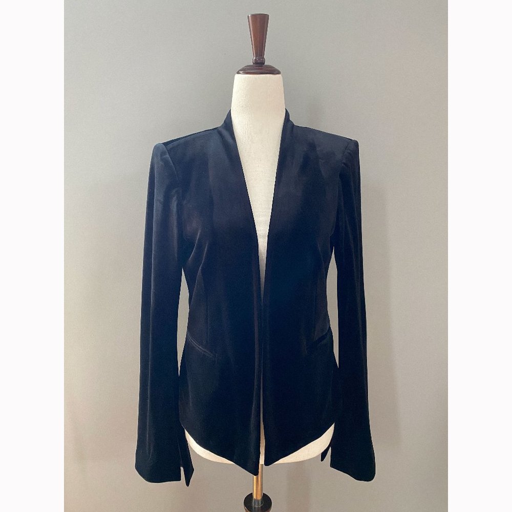 Calvin Klein Black Velvet Blazer